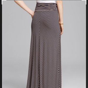 Anthropologie Striped Maxi Skirt